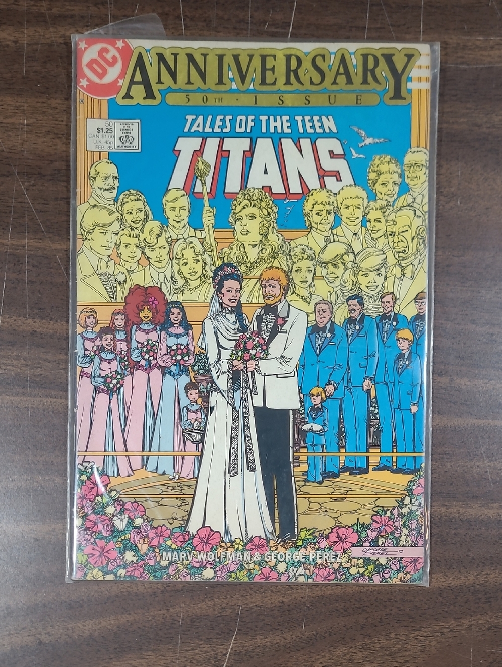 DC Tales of the Teen Titans Anniversary Comic Book #50 February 1985 Bagged